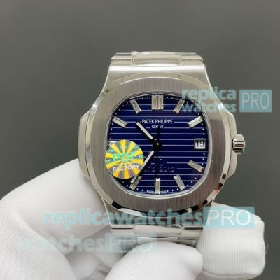 PDF Factory Swiss Replica Patek Philippe Nautilus 5711 Blue Dial Stainless Steel Watch 